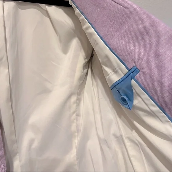 J.Crew Parke blazer in stretch linen size 6 (lilac color) - Picture 8 of 10